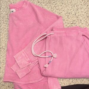 Sundry Pink Textured Lounge Set